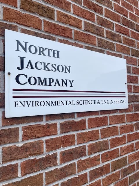 North Jackson Company sign on a brick building in Marquette